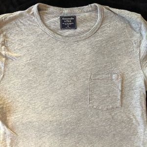 Men's grey abercirbie shirt
